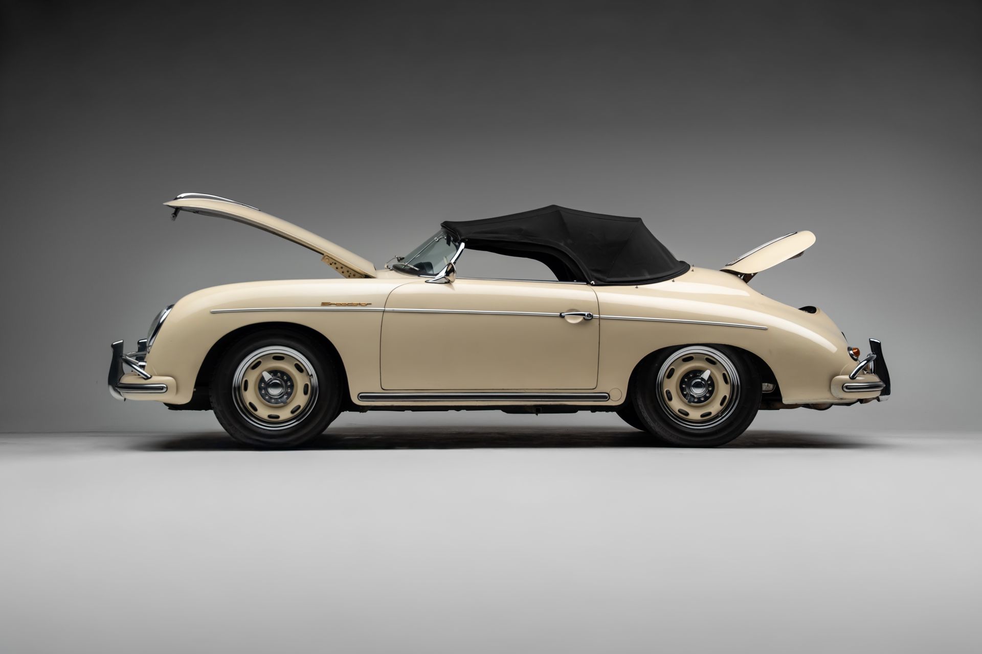 Inserat 1957 Porsche 356 A 1600 Super (T2) Speedster - Rudge ab Werk! (2)